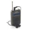 Daewoo DW1008 Radio Portatil AM/FM - Antena Telescopica y Sintonizacion Analogica Precisa - Altavoz Integrado - Salida Auriculares Jack 3.5mm - Compacto y Ligero para Uso Diario - Color Gris