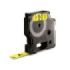 Dymo LM D1 45018 Cinta de Etiquetas Original para Rotuladora - Texto Negro sobre Fondo Amarillo - Ancho 12mm x Largo 7m
