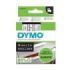 Dymo LM D1 45800 Cinta de Etiquetas Original para Rotuladora - Texto Blanco sobre Fondo Negro - Ancho 19mm x Largo 7m