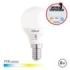 Elbat Bombilla LED G45 - 8W - 710Lm - E14 - Selector de Luz - Calida 3000K, Blanca 4000K y Fria 6500K