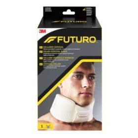 Futuro Collarin Cervical - Ajustable (6.35-12.7cm) - Transpirable - Ergonomico - Color Blanco