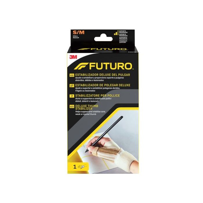 Futuro Deluxe Estabilizador del Pulgar - Talla S/M (12.7 - 19.1cm) - Transpirable - Color Beige
