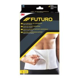 Futuro Faja Abdominal de Compresion - Talla M (81.3 - 106.7cm) - Forma Anatomica - Transpirable - Color Blanco