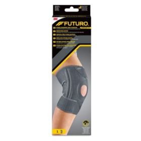 Futuro Rodillera - Ajustable (27.9 - 55.9cm) - Estabilizadora - Transpirable - Color Gris Oscuro