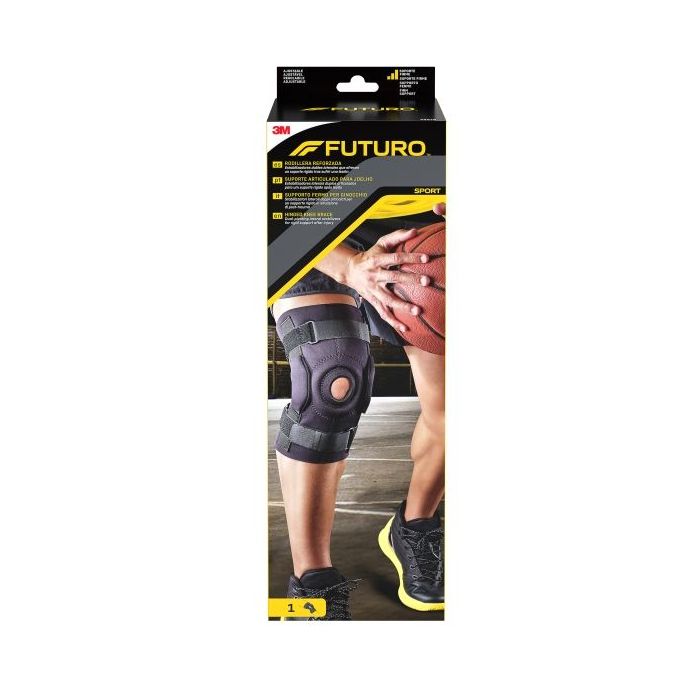 Futuro Rodillera Reforzada - Ajustable (40.6 - 55.9cm) - Color Negro