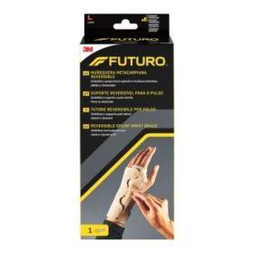 Futuro Soporte para Mano - Estabilizacion Metacarpiana - Talla L (19 - 22.9cm) - Reversible - Transpirable - Color Beige