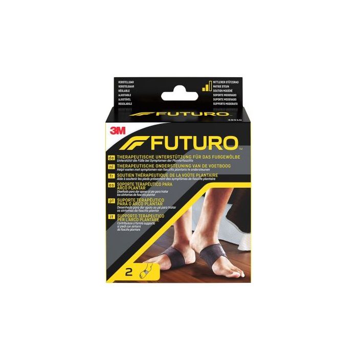 Futuro Soporte Terapeutico para Arco Plantar - Ajustable - Transpirable - Color Negro