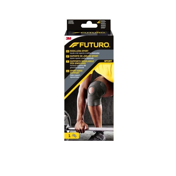 Futuro Sport Rodillera - Ajustable (33 - 44.4cm) - Color Negro