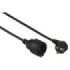 Hama  Cable de Alimentacion Alargador Acodado - Potencia Maxima 3680W - Longitud 3m - Seccion 1.5mm2 - Schuko CEE7 - Color Negro