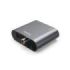 Hama Ac90 Convertidor de Audio Digital a Analogico - 5V - Cable 1m - RCA - Fibra Optica - 4.91x5.738x1.68cm - Color Plata