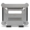 Hama Alu Soporte para Portatil hasta 15.6" - Soporta hasta 5kg - Altura Ajustable - Antideslizante - Aluminio - 26.5x23x5.50cm - Color Plata