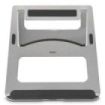 Hama Aluminium Soporte para Portatil hasta 15.6" - Soporta hasta 5kg - Plegable - Antideslizante - Aluminio - 23x23x1cm - Color Plata