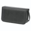 Hama Antistatic Archivador de Nylon para 120 CDs/DVDs - Fundas de Poliester - Proteccion contra Cargas Electrostaticas - 29.4x16.6x9.4cm - Color Negro