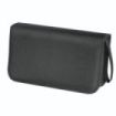 Hama Antistatic Archivador de Nylon para 80 CDs/DVDs - Fundas de Poliester - Proteccion contra Cargas Electrostaticas - 29.5x16.6x7.5cm - Color Negro