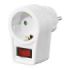Hama Apatador de Enchufe con Interruptor - Potencia Maxima 3680W - Color Blanco