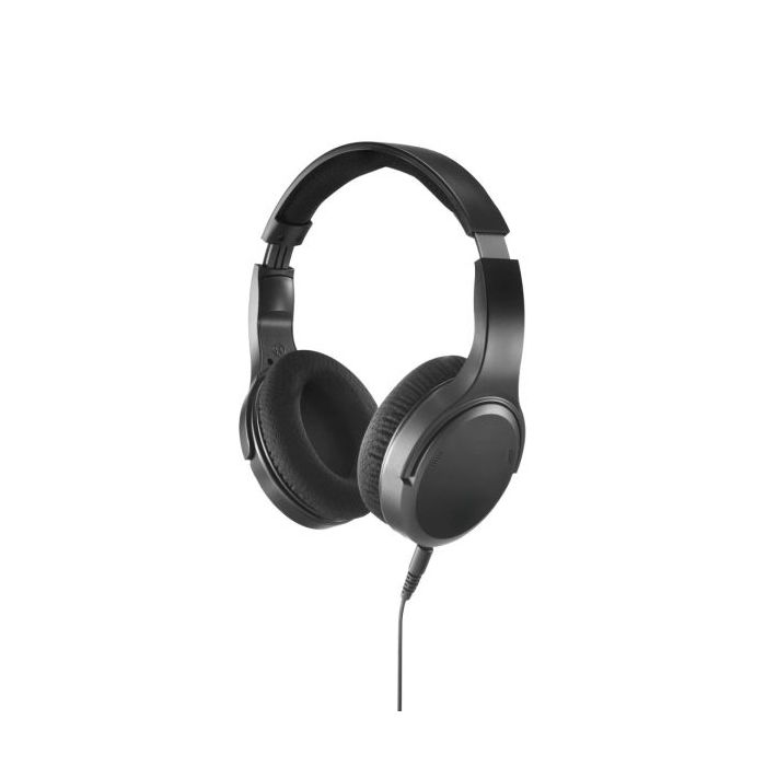 Hama Auriculares Supraaurales con Diadema - Cable 6m - Jack 3.5mm - Color Negro