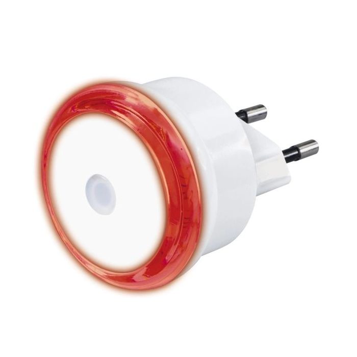 Hama Basic Luz LED Nocturna con Enchufe - IP20 - Sensor de Luz - 5x5x7cm - Color Blanco