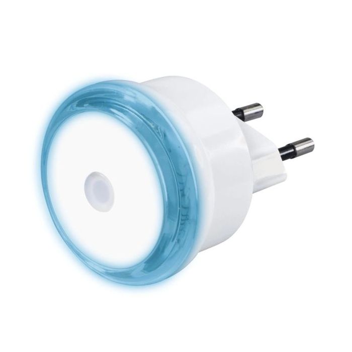 Hama Basic Luz LED Nocturna con Enchufe - IP20 - Sensor de Luz - 5x5x7cm - Color Blanco