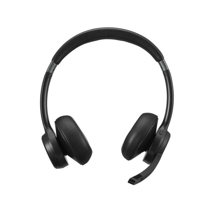 Hama BT700 Auriculares con Microfono Omnidireccional Flexible - Bluetooth - Diadema Ajustable - Rango 10m - Carga por USB-C - Color Negro