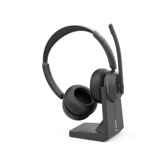 Hama BT-800 Auriculares con Microfono Omnidireccional - Bluetooth - Diadema Ajustable - Rango 10m - Carga por USB-C - Color Negro