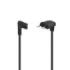 Hama Cable de Alimentacion Acodado CEE7/16 Macho - Hembra C7 - Longitud 1.5m - Seccion 0.75mm2 - Color Negro