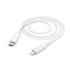 Hama Cable de Carga - USB-C Macho - Lightning - Longitud 1m - Velocidad hasta 480Mbps - Niquelado - Color Blanco