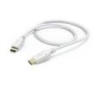 Hama Cable USB-C Macho - Potencia Maxima 60W - Longitud 1.5m - Velocidad hasta 480Mbps - Chapado en Oro - Color Blanco