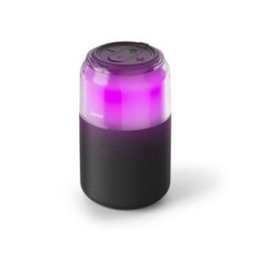 Hama Can Speaker Altavoz Portatil - Potencia 5W - Bluetooth - USB-C - Bateria 1800mAh - Rango 10m - Luz LED - 14.8x8.6x8.6cm - Color Negro