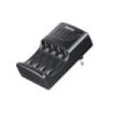 Hama Cargador de Pilar Recargables AA y AAA - Luz LED - Proteccion de Sobrecarga - Temporizador - Color Negro