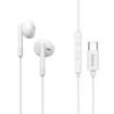 Hama Classy Auriculares con Microfono Omnidireccional - Cable 1.2m - Conector USB-C - Asistente de Voz - Color Blanco