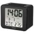 Hama Cube Radio Reloj Despertador - Pantalla Digital - Termometro - Funcion de Repeticion de Alarma - Zona Horaria Ajustable - 7x4x6cm - Color Negro