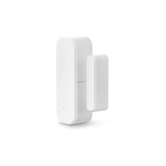 Hama Detector de Puertes y Ventanas Inteligente - Compatible con Asistentes de Voz - Control por App - WiFi - Instalacion con Tornillos o Adhesivo - Color Blanco