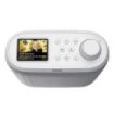 Hama DIR400 Radio Digital - Bluetooth - Pantalla 2.4" - Cable 180cm - Doble Banda 2.4 y 5GHz - Almacena hasta 30 Emisoras - Compatible con Plataformas de Streaming - 18x19x7.5cm - Color Blanco