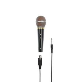 Hama Dm60 Microfono Dinamico - Cable 3m - 100Hz - xlr Hembra - Cardioide - 600 Ohm - 180x54x54mm - Color Plata