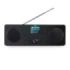 Hama Dr1560Cbt Radio CD Digital - Potencia 10W - Bluetooth - Jack 3.5mm - USB-A - Temporizador - Reloj - Cable 146cm - 35x22x12.5cm - Color Negro y Gris