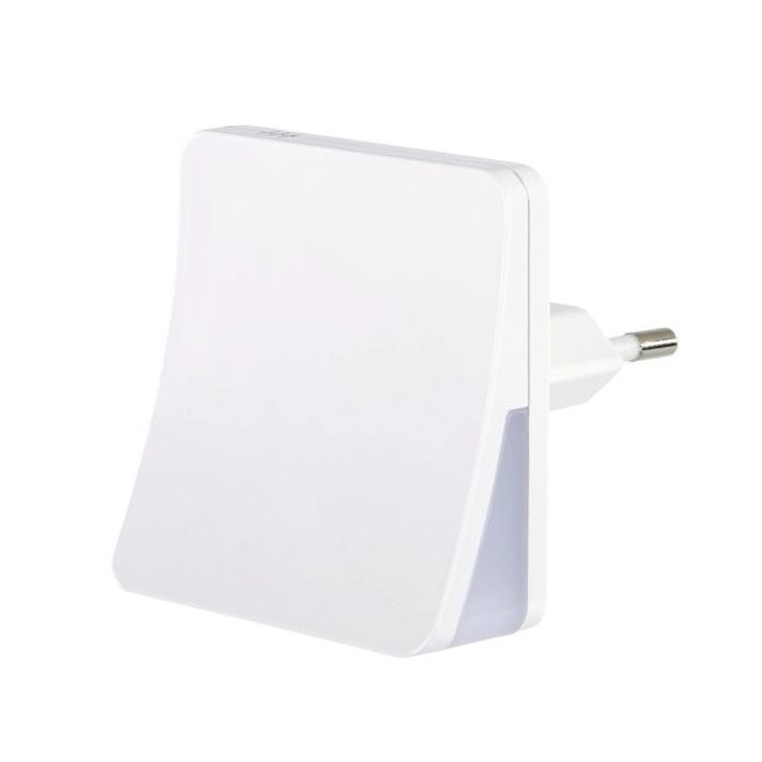 Hama Edge Luz LED Nocturna con Enchufe - IP20 - Sensor de Luz - 6x6x7cm - Color Blanco
