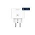 Hama Enchufe WLAN Inteligente - WiFi - IP20 - Compatible con Asistente de Voz - Monitor Energia - Control con App - 7.7x5.5x5.5cm - Color Blanco
