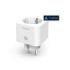 Hama Enchufe WLAN Inteligente - WiFi - Temporizador - IP20 - Compatible con Asistente de Voz - Control con App - 7.7x5.5x5.5cm - Color Blanco