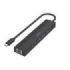 Hama Entry Hub USB 3.2 - Potencia Maxima 100W - Cable USB-C Integrado de 15cm - LAN Ethernet 1Gbps - HDMI 4K - 3x USB-A - USB-C - Power Delivery - Color Negro