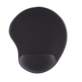 Hama Ergo Mini Alfombrilla para Raton - Ergonomico - Base Antideslizante - Efecto Memoria - 20x23x2.1cm - Color Negro