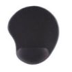 Hama Ergo Mini Alfombrilla para Raton - Ergonomico - Base Antideslizante - Efecto Memoria - 20x23x2.1cm - Color Negro