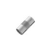 Hama Essential Adaptador de Antena - Doble Coaxial Macho - Color Plata