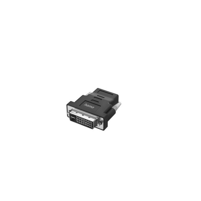 Hama Essential Adaptador de Video - 4K - DVI Macho - HDMI Hembra - Color Negro