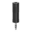 Hama Essential Adaptador Jack - Macho 3.5mm - Hembra 6.3mm - Color Negro