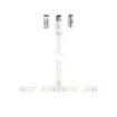 Hama Essential Antena Dipolo DAB+ - Cable Coaxial de 1.75m - Color Blanco
