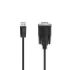 Hama Essential Cable Adaptador - Cable 1.5m - USB-A Macho - RS232 Macho - Color Negro