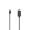 Hama Essential Cable Adaptador de 1.5m - Mini DisplayPort Macho - HDMI Macho - Color Negro