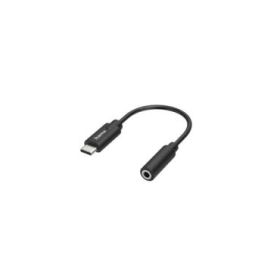 Hama Essential Cable Adaptador de Audio - USB-C Macho - Jack Hembra de 3.5mm - Estereo - Color Negro
