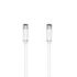 Hama Essential Cable Coaxial de Antena - Longitud 1.5m - Coaxial Hembra - Conector F Macho - Doble Blindaje - Apantallamiento 90dB - Impedancia 75Ohm - Color Blanco