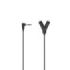 Hama Essential Cable de Audio - Jack 3.5mm Hembra x2 - Jack 3.5mm Macho - Longitud 12cm - Color Negro